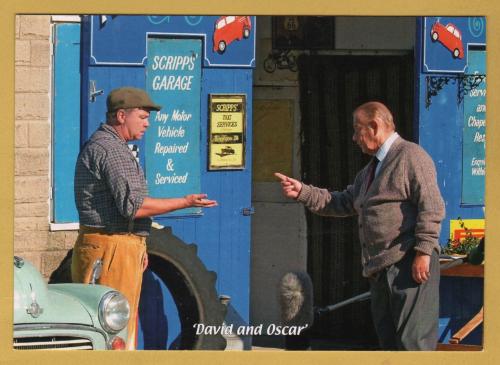 `Heartbeat - David Stockwell (David Lonsdale) and Oscar (Derek Foulds)` - Goathland - Postally Unused - HPE Print Postcard.